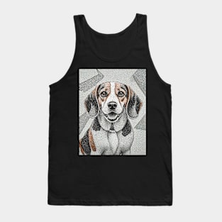 Dog Portrait - Beagle Tank Top